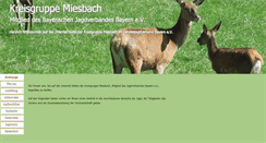 Desktop Screenshot of jagd-miesbach.de